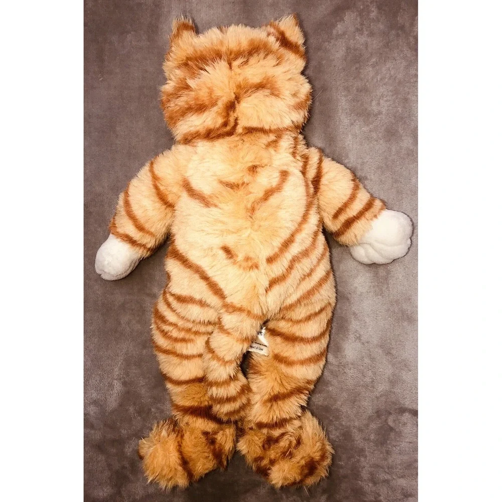 Vintage 2002 Build A Bear Orange Cat‎ With Outfit Sketchers Shoes BABW